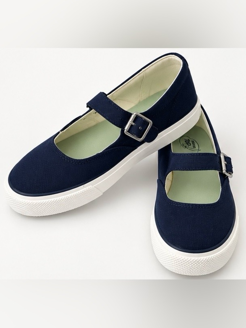 Sperry Mary Jane Sneakers Navy Size 6.5 NWOT